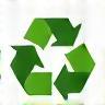 Recycle arrows icon representing eco-friendliness