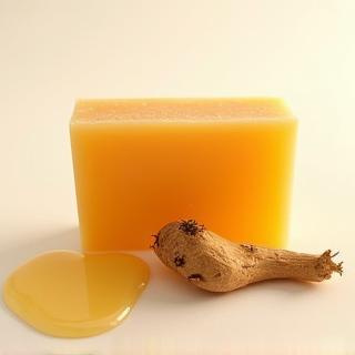 Handmade ginseng and honey soap bar